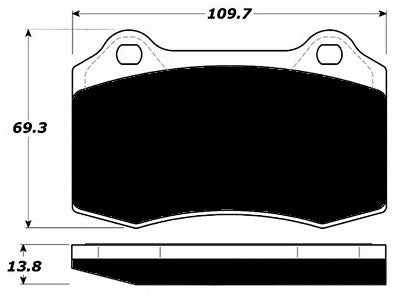 Porterfield Brake Pads for 2002 LOTUS ESPRIT V8