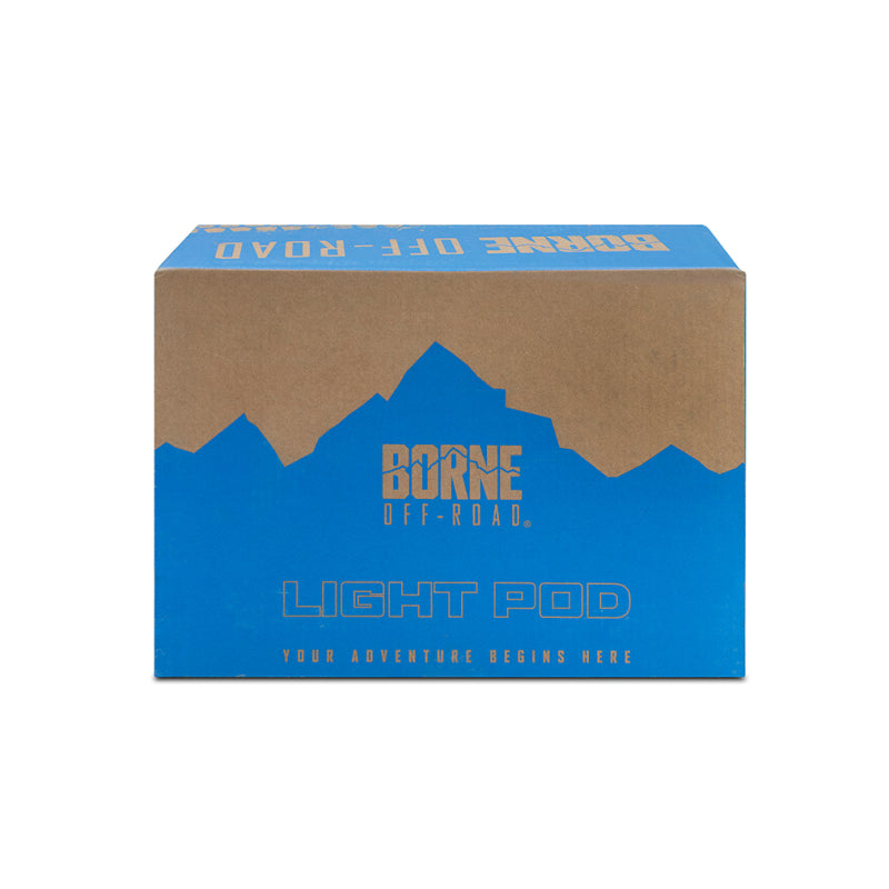 Borne Off-Road 21+ Bronco Light Pods 2pc Ditch 3x3 Flood Upfit BNLT-BR-21-DT2FU