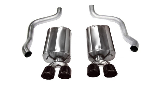 FR SPORT Corsa Performance 09-13 Chevrolet Corvette C6 6.2L V8 Black Sport Axle-Back Exhaust