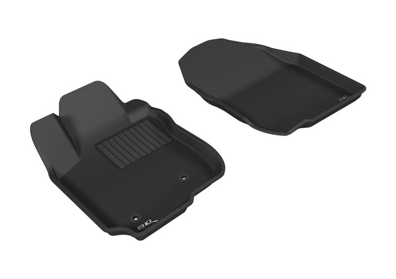 3D MAXpider 2006-2012 Toyota RAV4 Kagu 1st Row Floormat - Gray L1TY02311501