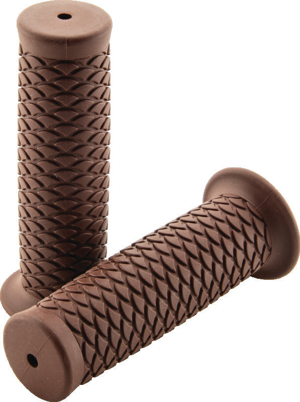 Bikers Choice Scales Grip 1In Brown 485806