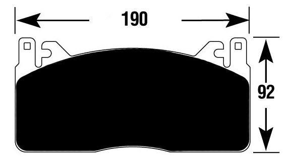 Porterfield Brake Pads for 2017 FORD MUSTANG Shelby GT350