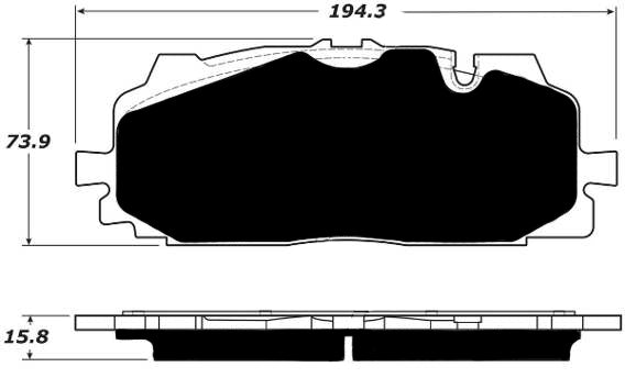 Porterfield Brake Pads for 2017 AUDI S4