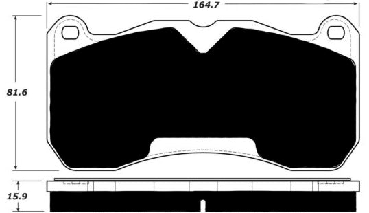 Porterfield Brake Pads for 2013 FORD MUSTANG Shelby GT500
