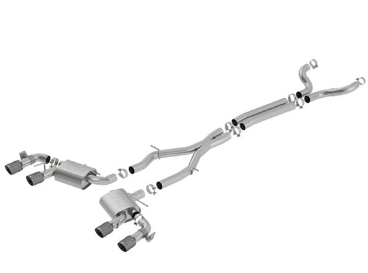 FR SPORT Borla 17-18 Chevrolet Camaro ZL1 6.2L V8 Atak Catback Exhaust w/ Dual Mode Valves CF...