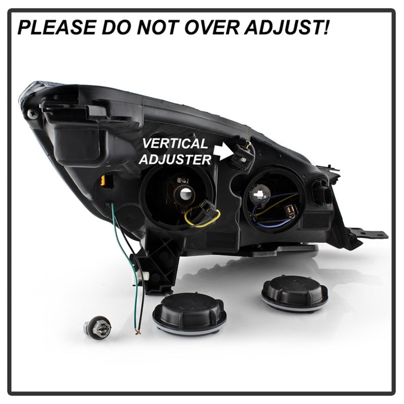 FR SPORT SPYDER xTune 13-16 Ford Escape 13-16 LED Light Bar Halogen Proj Headlights - Chrome...
