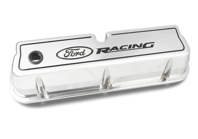 FR SPORT Ford Die Cast Alm Valve Cover Set w/Ford Racing Logo FRD302-001 - View 9