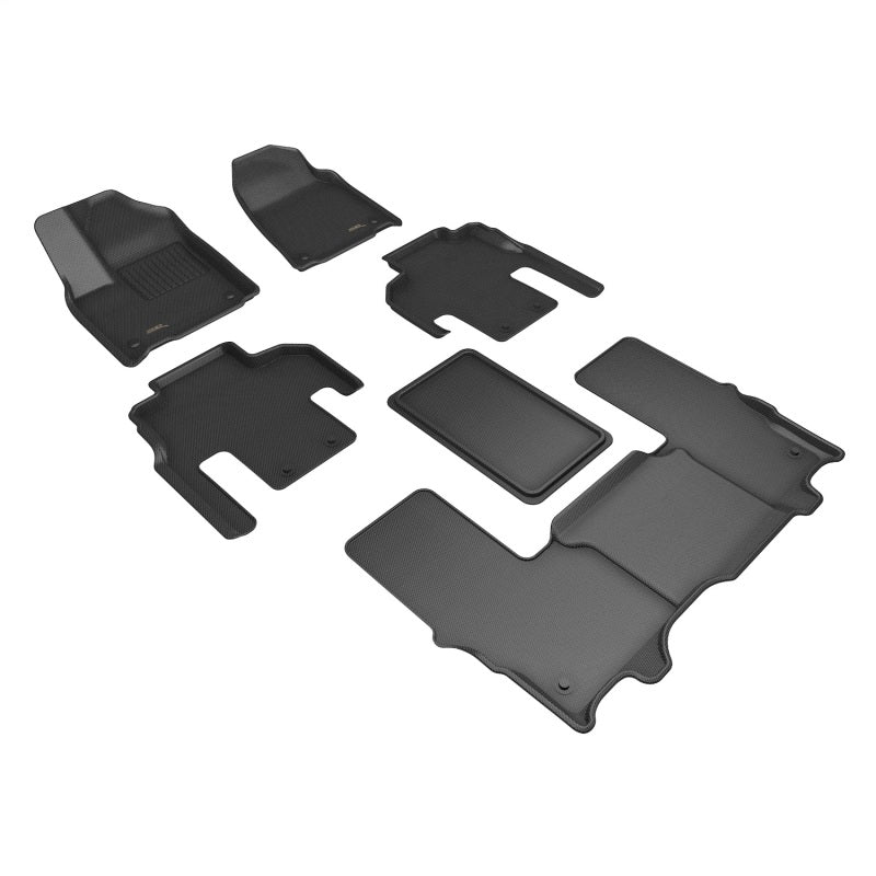 3D MAXpider 22-24 Jeep Wagoneer 7 Seat Kagu Black R1 R2 R3 L1JP03301509
