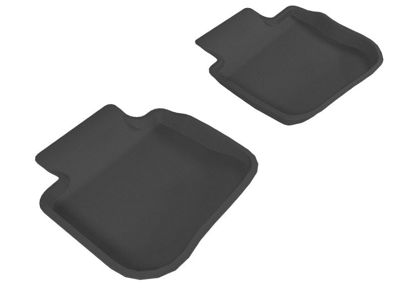 3D MAXpider 2010-2014 Subaru Legacy/Outback Kagu 2nd Row Floormats - Black L1SB00421509