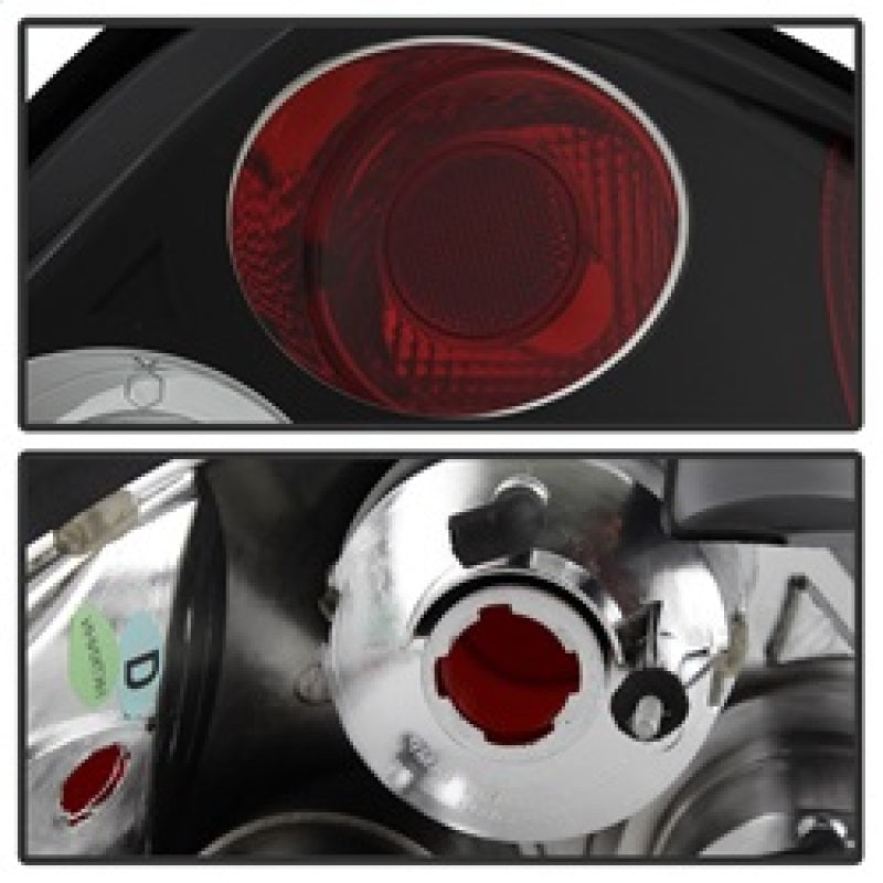 FR SPORT Spyder Hyundai Tiburon 03-05 Euro Style Tail Lights Black ALT-YD-HYT03-BK 5005434 - View 7