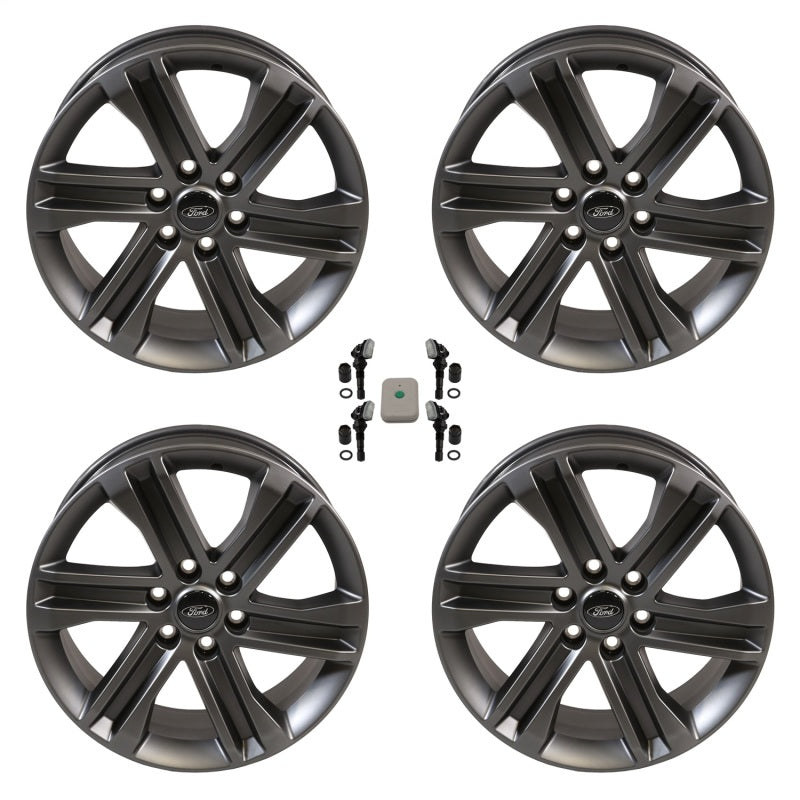 Ford Racing 15-22 F-150 20x8.5 Dark Alloy Wheel Kit M-1007K-S2085F15