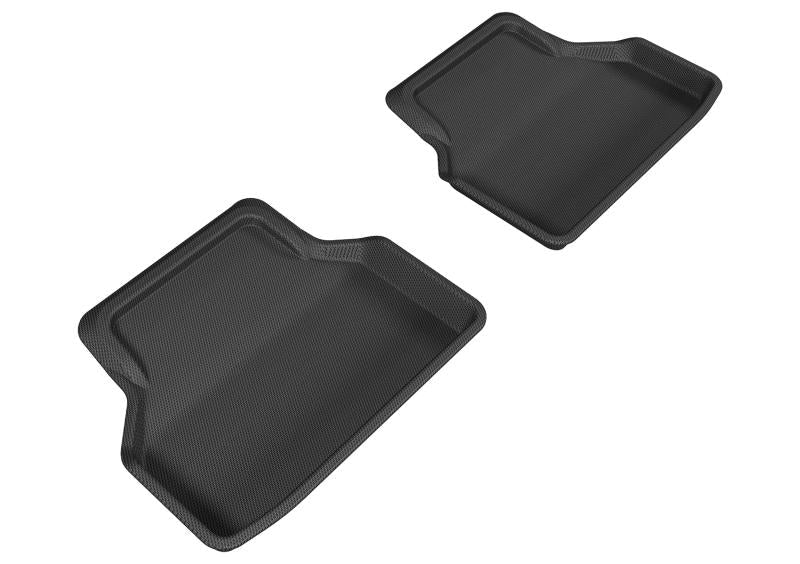 3D MAXpider 2004-2010 BMW 5 Series E60 Kagu 2nd Row Floormats - Gray L1BM05021501