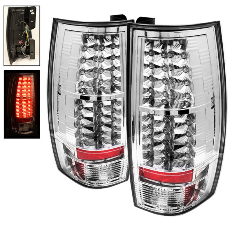 Spyder Chevy Suburban/GMC Yukon/Yukon Denali 07-14 LED Tail Lights Chrm ALT-YD-CSUB07-LED-C 5002143