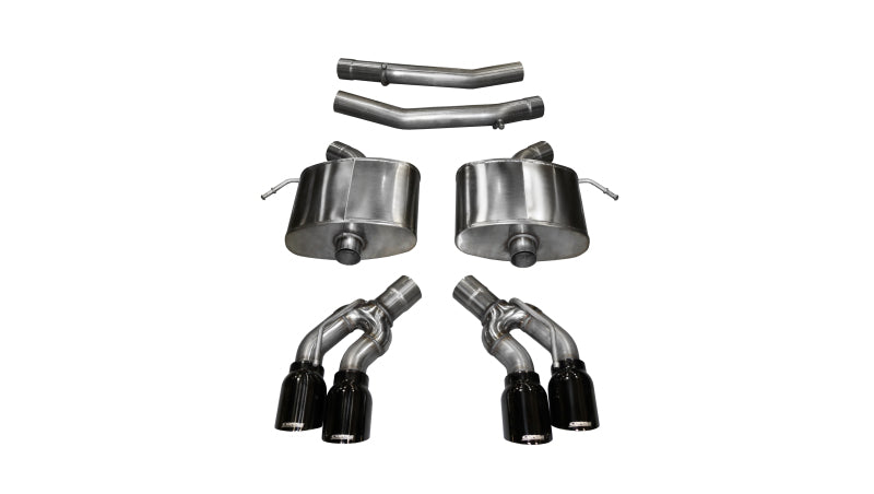 Corsa Performance 2016 Cadillac CTS V 6.2L V8 2.75in Black Xtreme Axle-Back Exhaust 156Z5