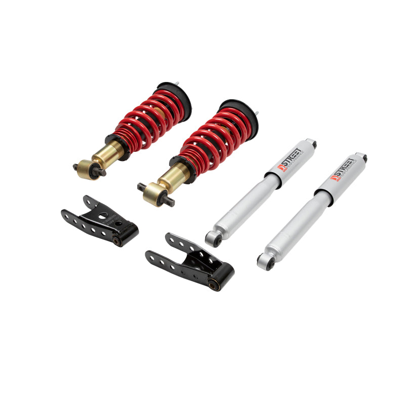 FR SPORT Belltech Coilover Kit 07-18 GM Sierra 1500 All Cabs/Short Bed F -1in to -3in / R 2in to...