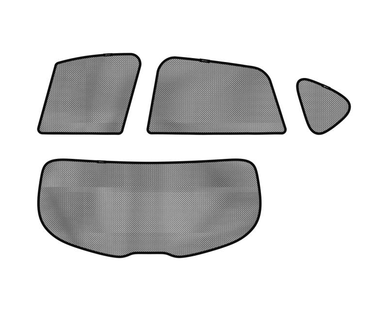3D MAXpider 2013-2016 Mazda CX-5 Black Sun Shades - Complete Set S1MZ0380