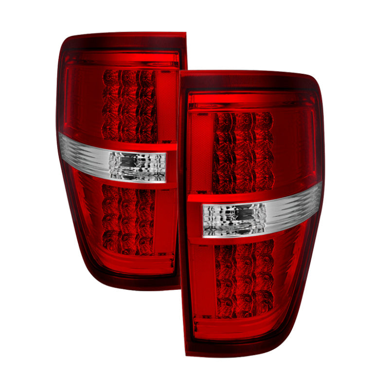 SPYDER Xtune Ford F150 09-14 LED Tail Lights Red Clear ALT-JH-FF15009-LED-RC 9032837