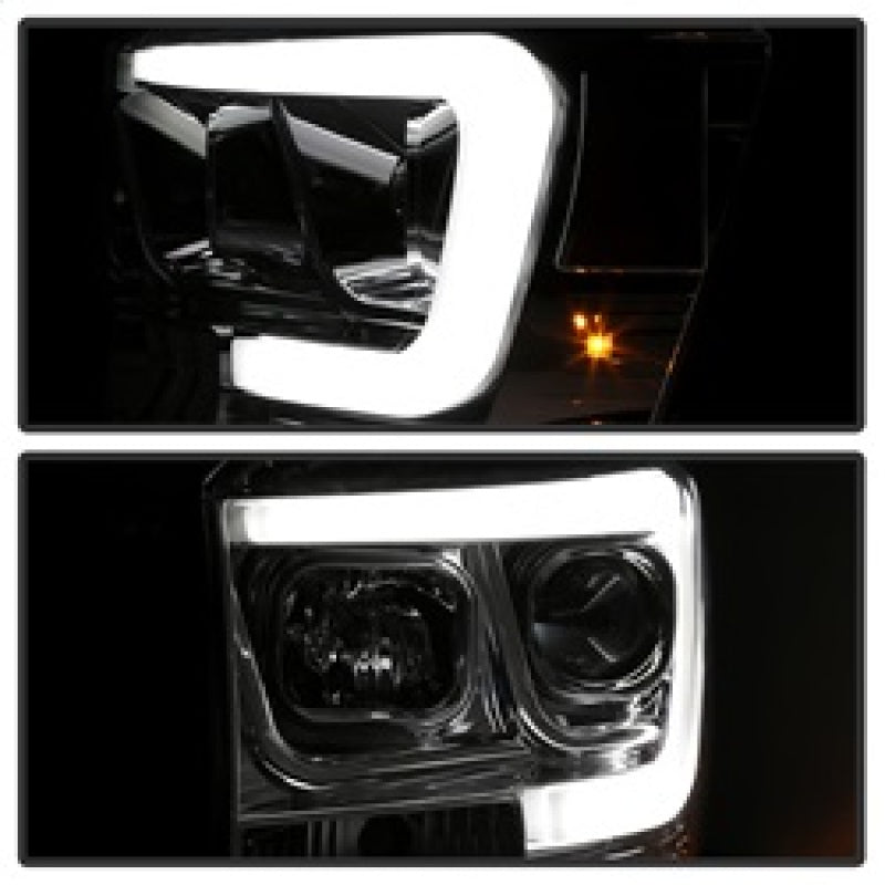 Spyder Dodge Ram 1500 06-08 V2 Projector Headlights - Light Bar DRL - Chrome (PRO-YD-DR06V2-LB-C) 5085290