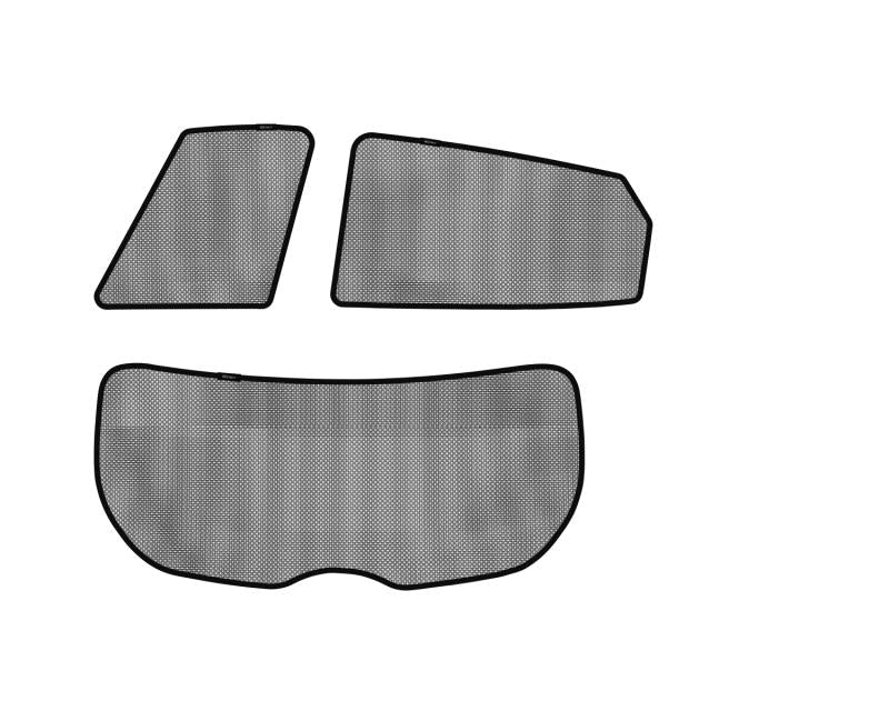 3D MAXpider 2010-2015 Hyundai Tucson Black Sun Shades - Complete Set S1HY0330