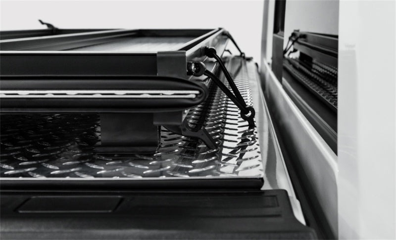 Access LOMAX Tri-Fold Cover 05-20 Nissan Frontier w/ 5ft Bed - Black Urethane B3030039