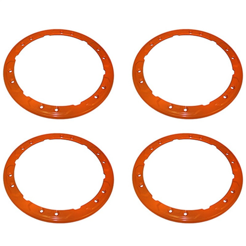 FR SPORT Ford Racing 2017-2018 Raptor Bead Lock Wheel Trim Ring Set - Orange M-1021-F15OR