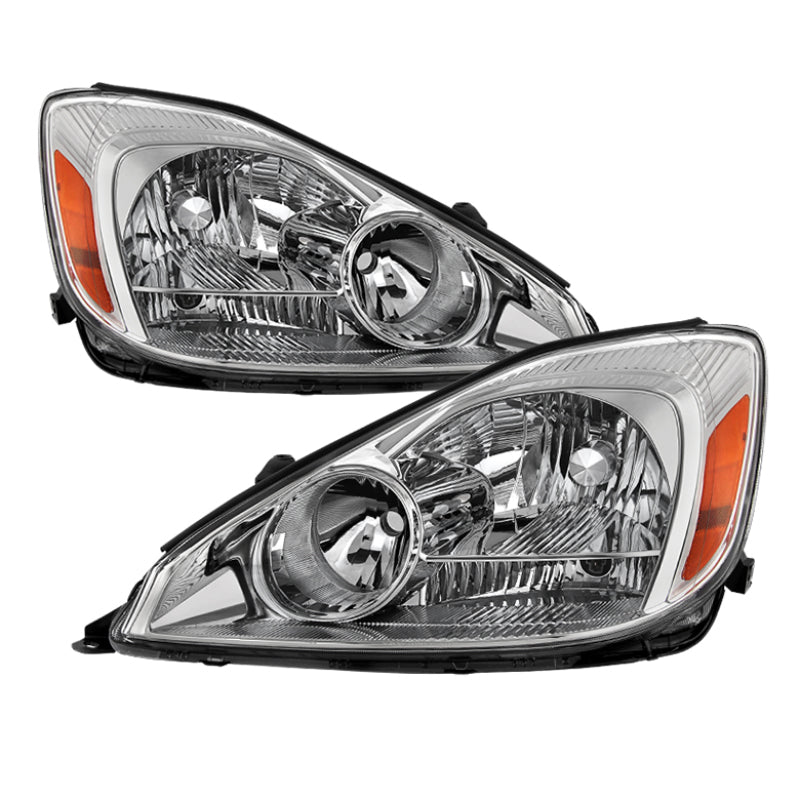 FR SPORT SPYDER Xtune Toyota Sienna 2004-2005 Halogen Only OEM Style Headlights Chrome...