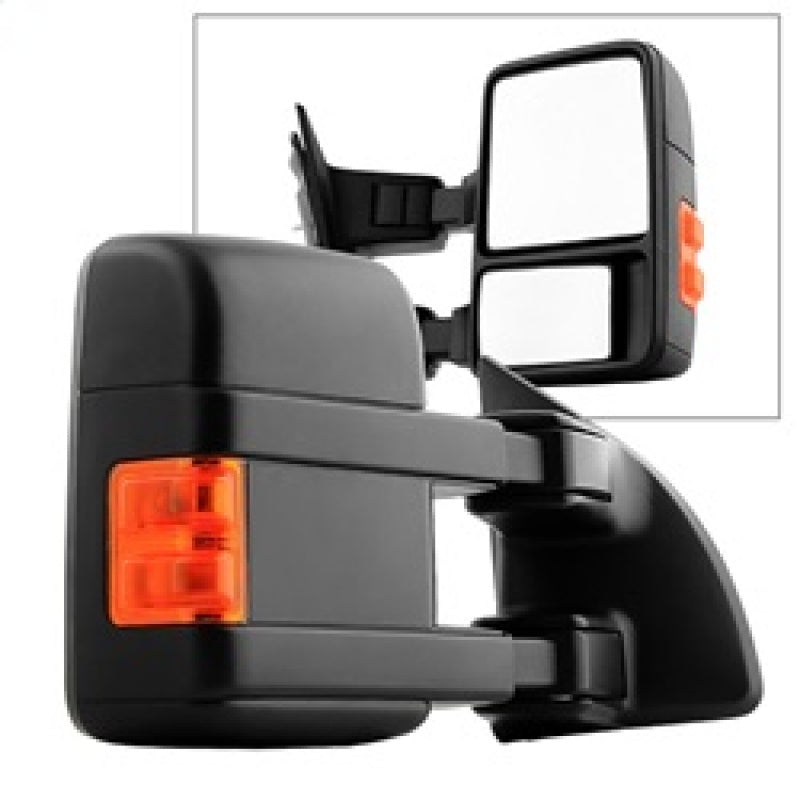 FR SPORT SPYDER Xtune Ford Superduty 99-14 Manual Extendable Manual Adjust Mirror Amber- Right...