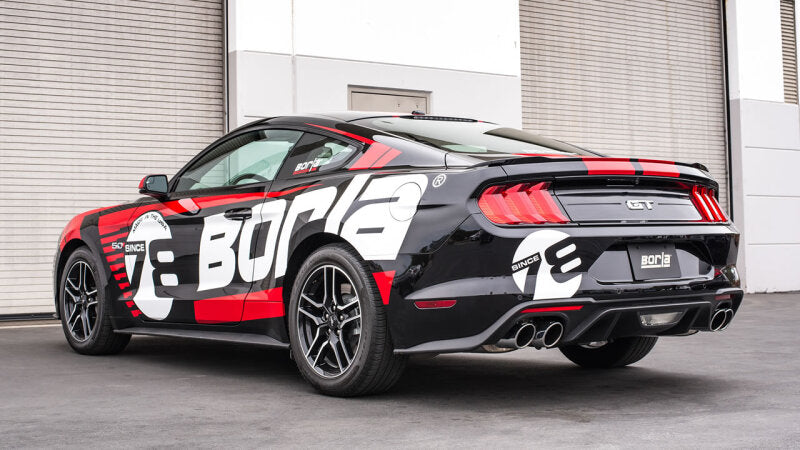 FR SPORT Borla 2018 Ford Mustang GT 5.0L AT/MT 2.5in S-Type Exhaust w/ Valves (Rear Section Only)...