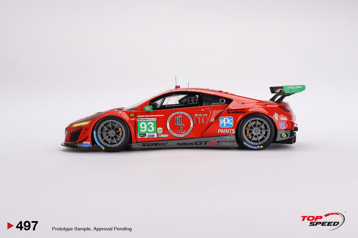 STM Diecast Topspeed 1:18 Acura NSX GT3 EVO22 #93 Harrison Contracting Company Racers Edge...