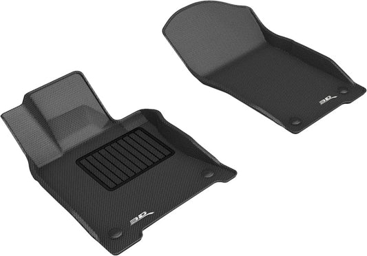 FR SPORT 3D MAXpider 2018-2020 Infiniti Q50/Q60 Kagu 1st Row Floormat - Black L1IN03011509