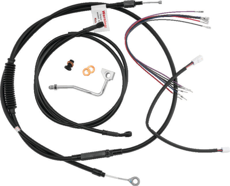 Burly Brand Gorilla Bar Control Kit 18in - Black B30-1181