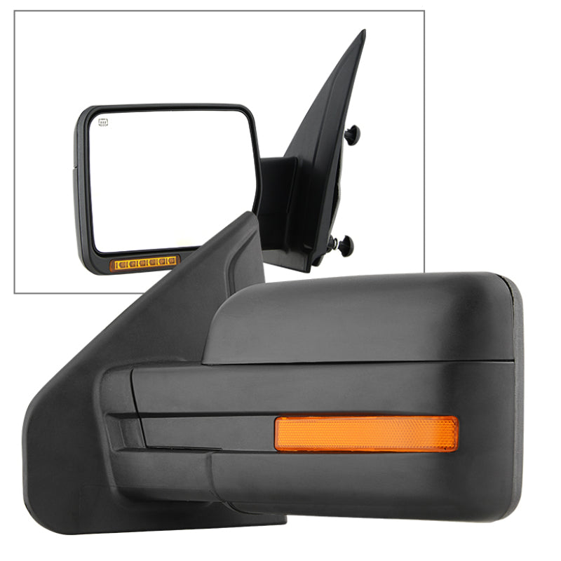 FR SPORT SPYDER Xtune Ford F150 07-14 Power Heated Amber LED Signal OE Mirror Left...