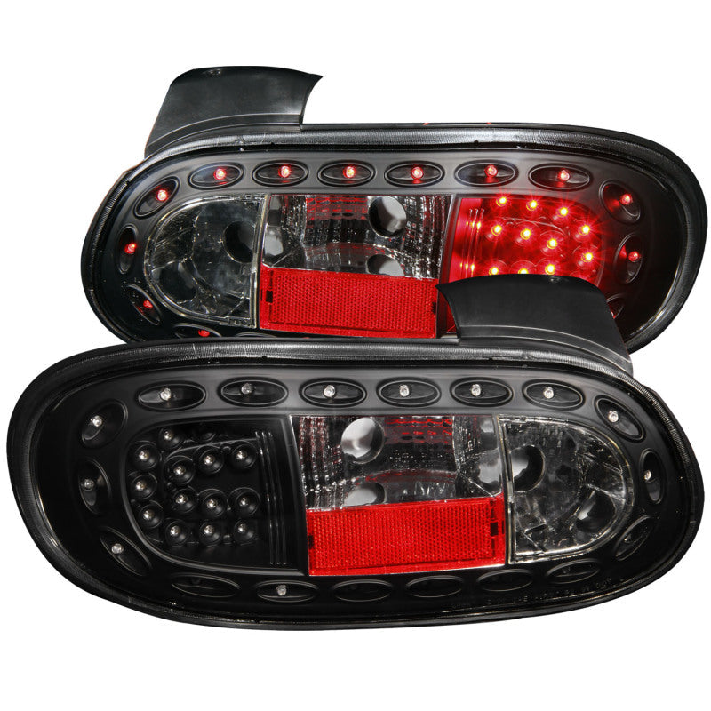 Anzo 1998-2005 Mazda Miata LED Tail lights Black