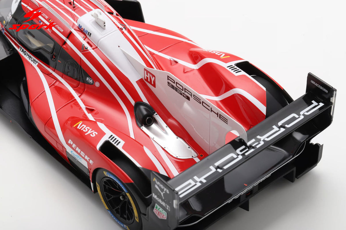 STM Diecast Spark Model Porsche 963 #6 Penske IMSA 2nd Le Mans 24hrs 2025 1:18 WITH DISPLAY - View 5