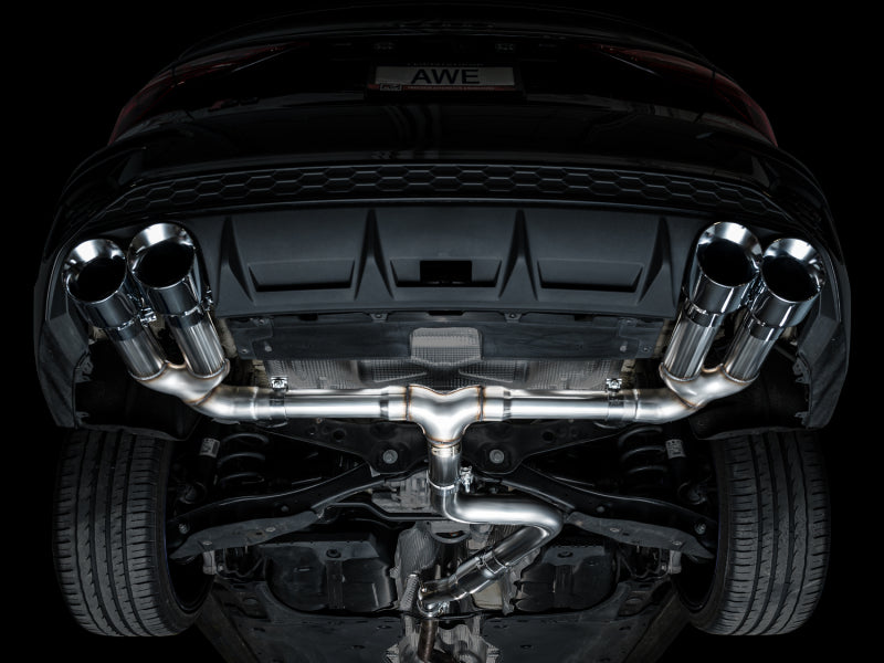 AWE Tuning AWE 22-24 Audi 8Y S3 Track Edition Exhaust  - Chrome Silver Tips 3020-42897