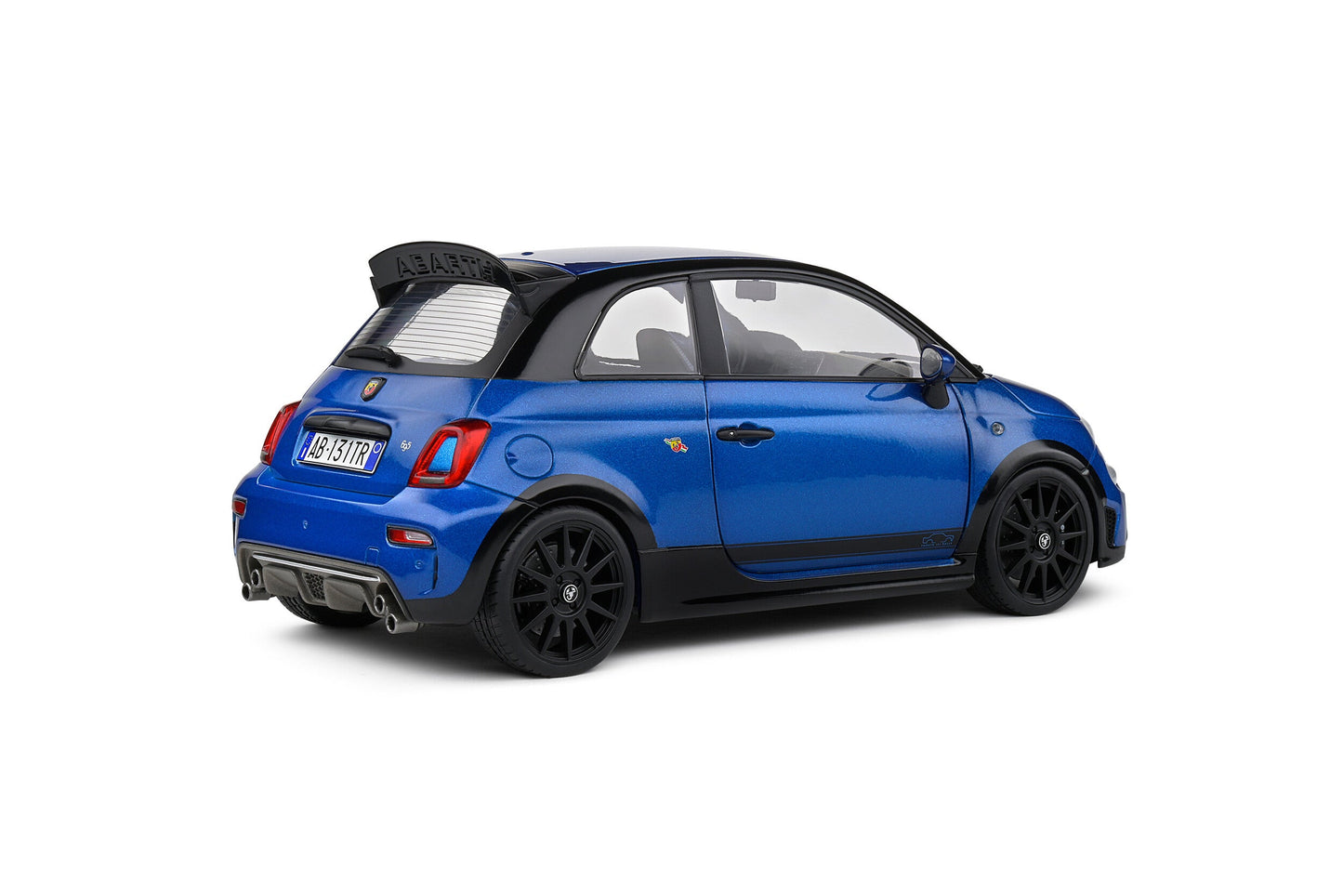 Solido 2022 Fiat 695 (500) Abarth Tribute 131 Rally Blue 1:18