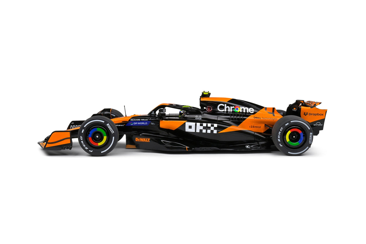 Solido Mclaren F1 Team MCL38 Orange L. Norris First Win Miami GP 2024 1:18