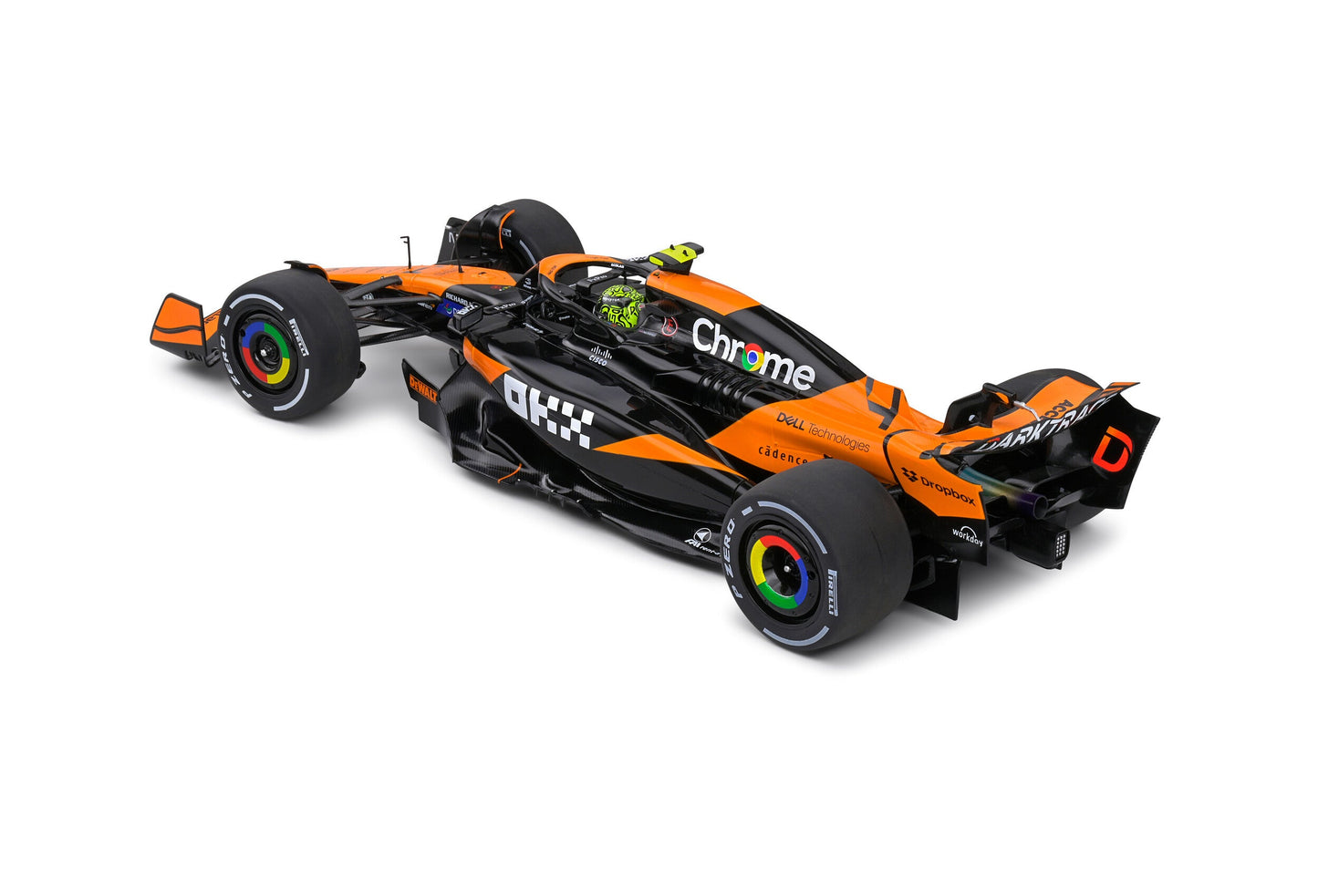 Solido Mclaren F1 Team MCL38 Orange L. Norris First Win Miami GP 2024 1:18