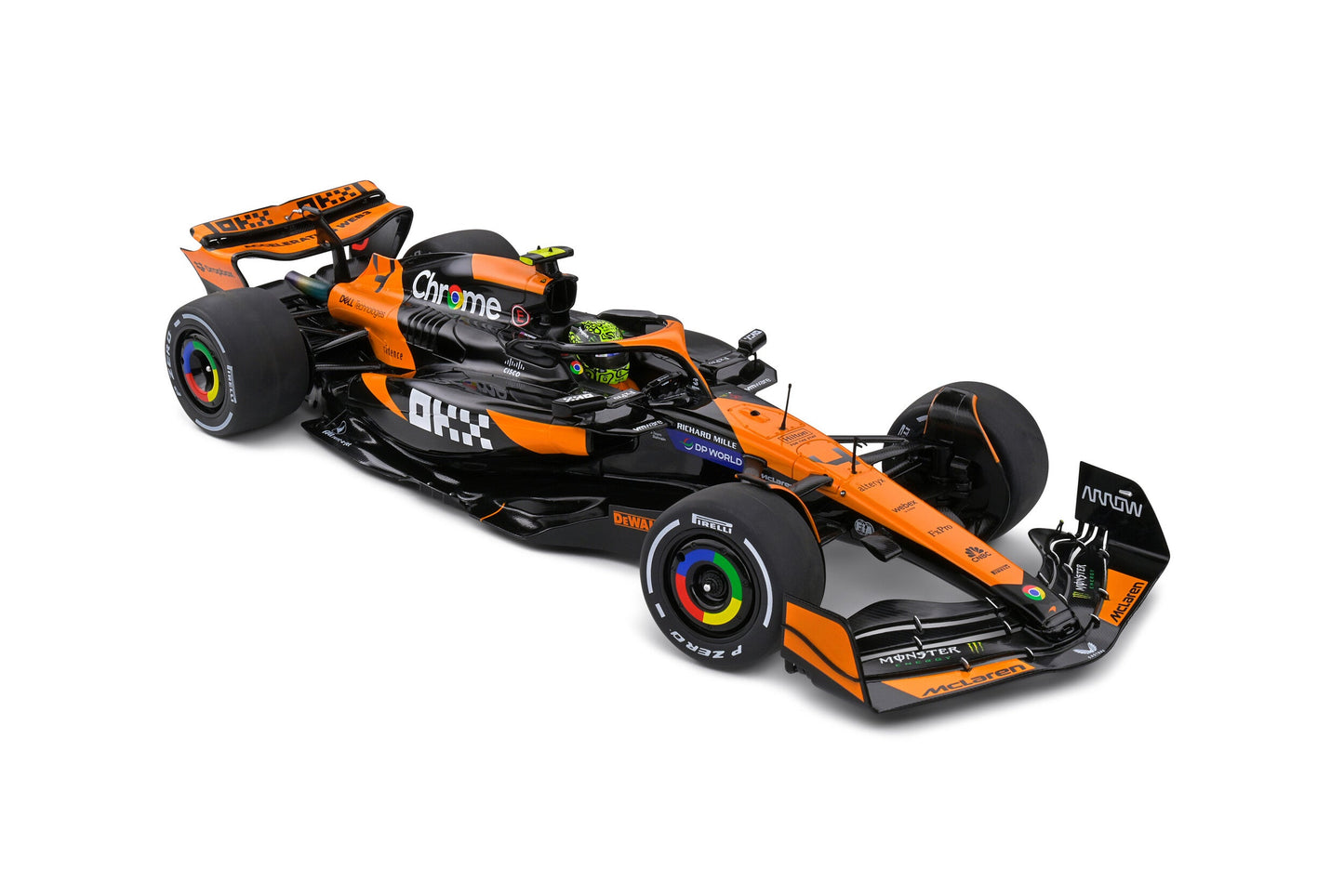 Solido Mclaren F1 Team MCL38 Orange L. Norris First Win Miami GP 2024 1:18