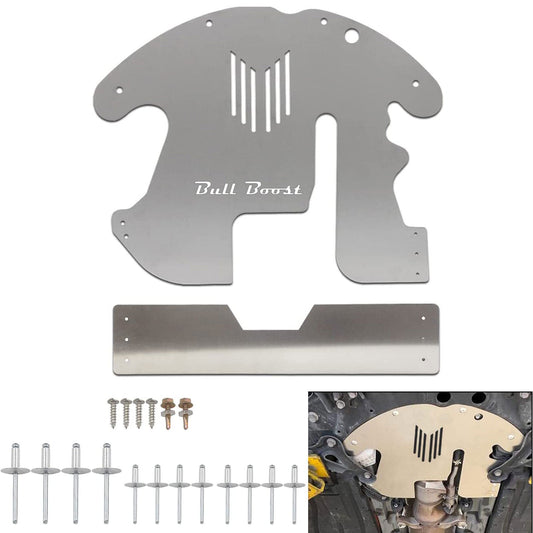 Bull Boost Performance Cat Shield Catalytic Converter Security Protection For 2010-2015 Toyota Prius