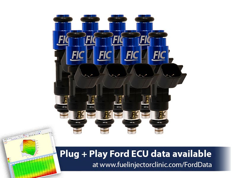 797 Performance, LLC 1000cc FIC Fuel  Injector Clinic Injector Set for Mustang GT (2005+)/GT350...