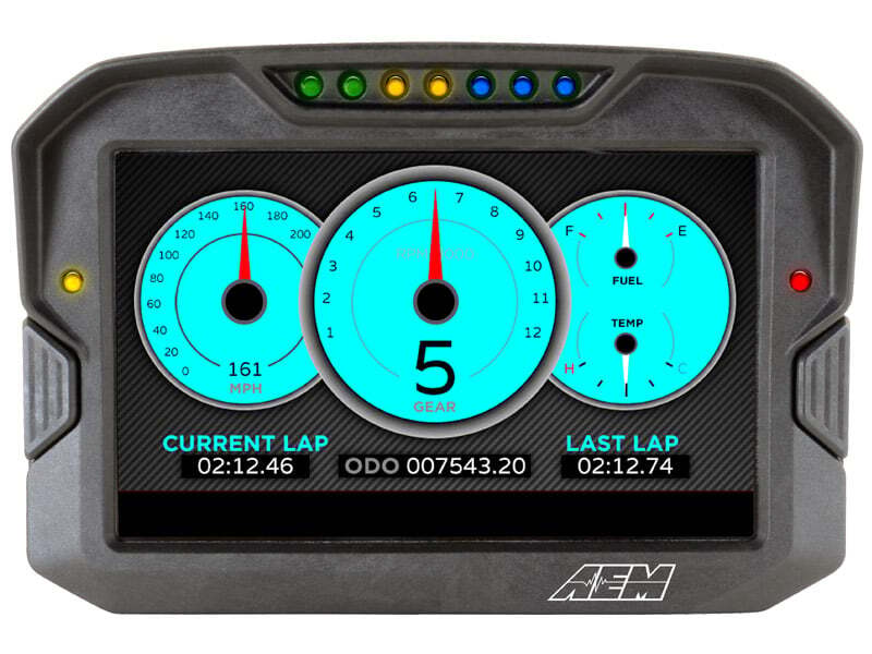 AEM CD-7 Non Logging Race Dash Carbon Fiber Digital Display (CAN Input Only) 30-5700