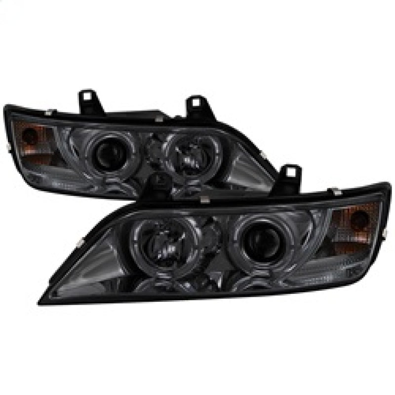 FR SPORT Spyder BMW Z3 96-02 Projector Headlights LED Halo Smoke High H1 Low H1...