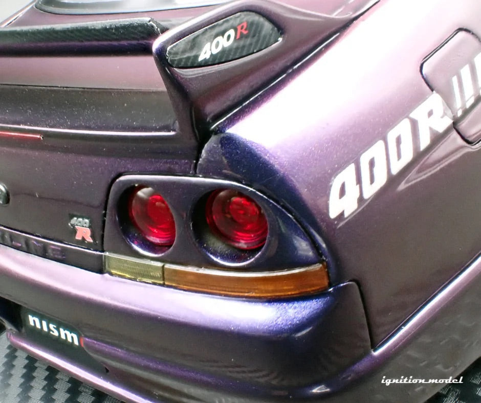 Ignition-Model Nissan Skyline GT-R 400r R33 (BCNR33) RHD Midnight Purple 1:18