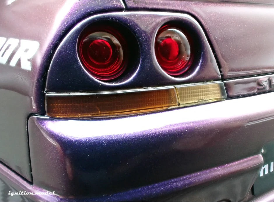 Ignition-Model Nissan Skyline GT-R 400r R33 (BCNR33) RHD Midnight Purple 1:18