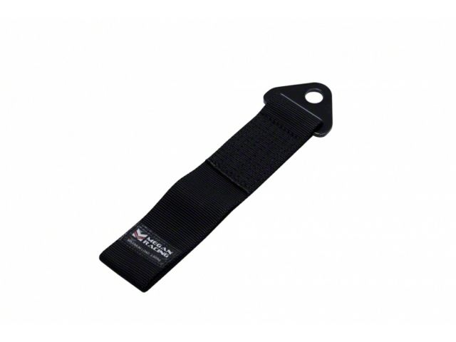 Megan Racing Tow Strap 50mm for Universal Vehicles - 2" Nylon Webbing, 0.6" Bolt Hole, 3,500 Lbs Capacity