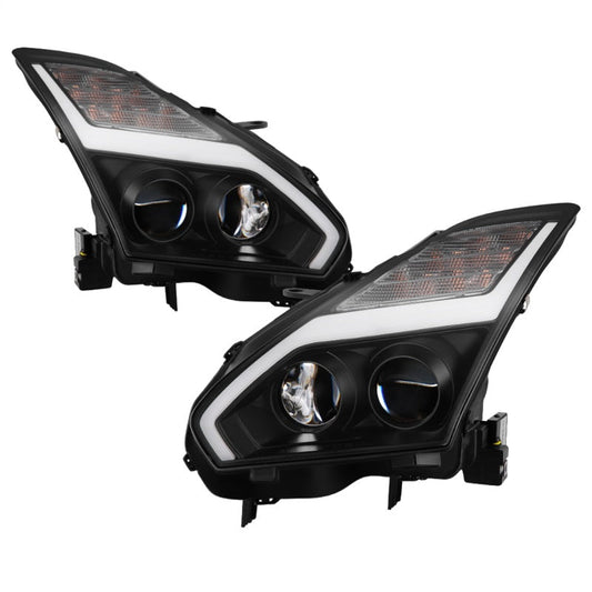 FR SPORT Spyder Nissan GTR R35 09-14 - Projector Headlights - DRL LED - Black 5085696