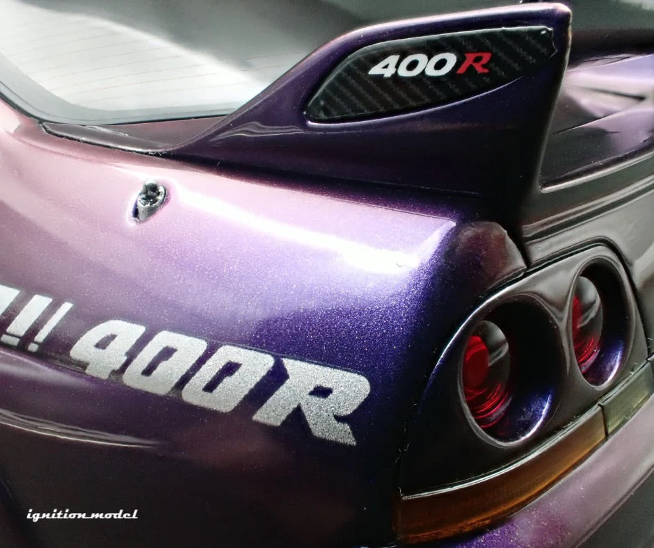 Ignition-Model Nissan Skyline GT-R 400r R33 (BCNR33) RHD Midnight Purple 1:18