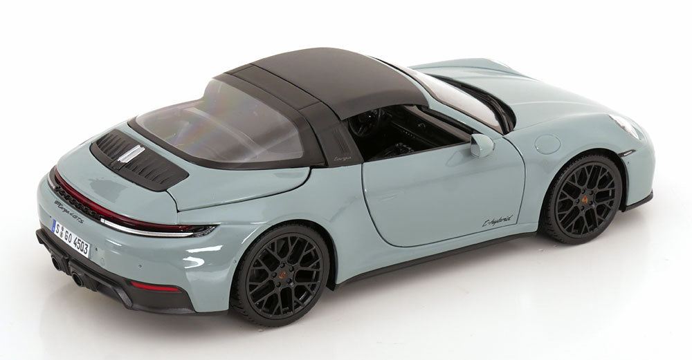 Maisto Porsche 911 992.2 Targa 4 GTS Hybrid Gray Green 1:18