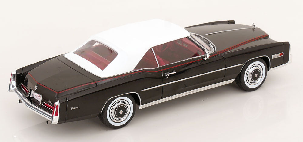 MCG 1976 Cadillac Eldorado Convertible Black 1:18